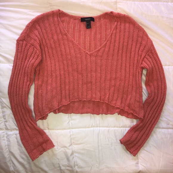 Cropped Knit Sweater - Picture 1 of 2